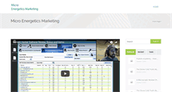Desktop Screenshot of microenergeticscorp.com
